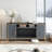 Light Luxury Style Collection 66" Electric Fireplace With 30" Insert-Navy Blue-1013706917