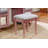 Transitional Style 1Pc Vanity W/ Stool Set Knob Handles Storage Drawers 3-Sidded Mirror Bedroom Furniture-1365657507