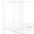 White Metal Bunk Bed - Modern Bedroom Selection, Space Saving Twin Over Configuration, Steel Build Promising Durability And Stability, Quiet Noise- Area, High Load-bearing Capacity, Safe Stairs