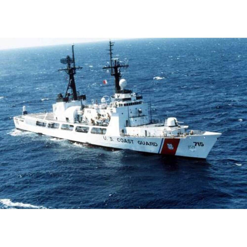 Maquette de bateau USCG Cape Darby (WB-95323), H 10 po x l 30 po x P 5 po