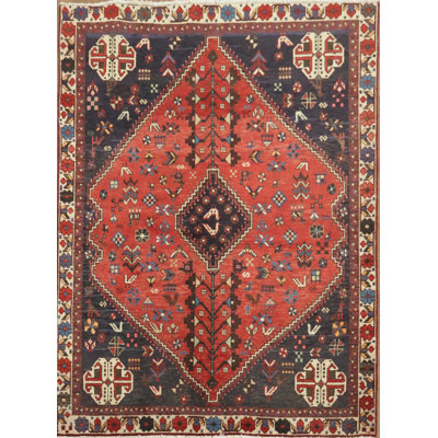 Marvelous Red Traditional Rug 4x5