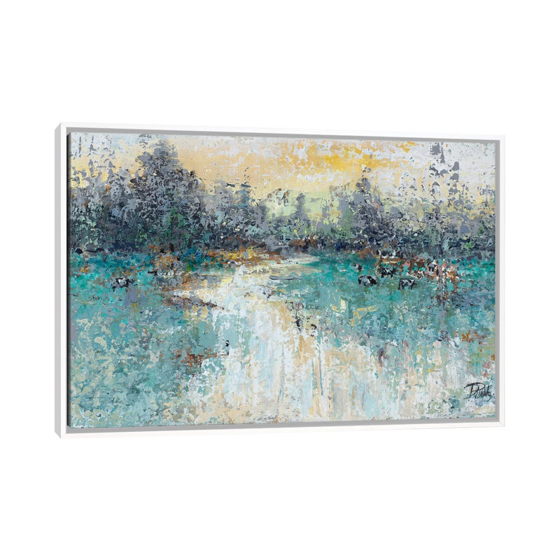 «Wild Fields» par Patricia Pinto - reproduction d'art sur toile, Pas de tapis, H 48 po x l 32 po x P 1,5 po