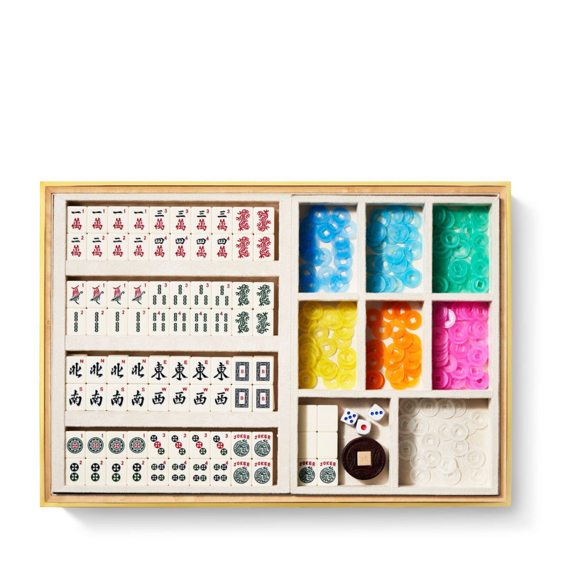 Luxe Shagreen Mahjong Set