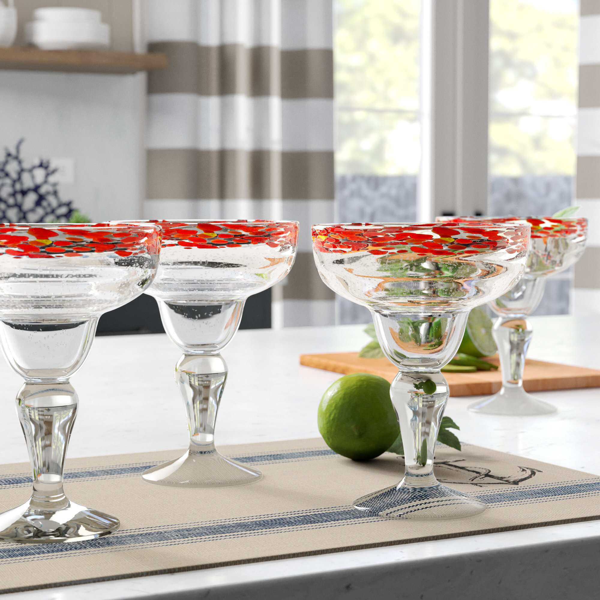 Margarita deals glass set