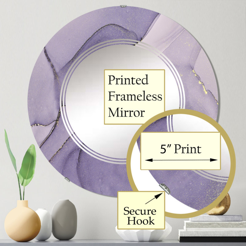 Miroir de salle de bain sans cadre, 24 po x 24 po