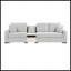 Canapé modulaire moderne avec accoudoirs de rangement, console centrale et coussins moelleux pour un salon confortable-894997257