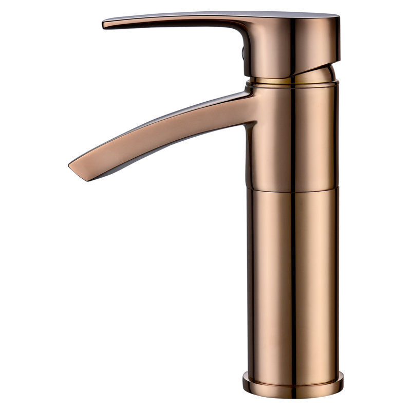 Ariana Bathroom Faucet, Polished Rose Gold
