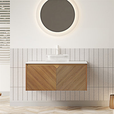 Meuble-lavabo flottant avec lavabo