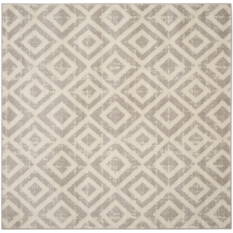 Adey Performance Geometric Rug, Square 6'7"