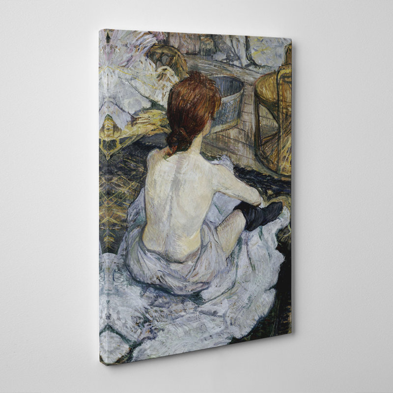 Henri De Toulouse-Lautrec - Wrapped Canvas Painting, 100cm H x 70cm W