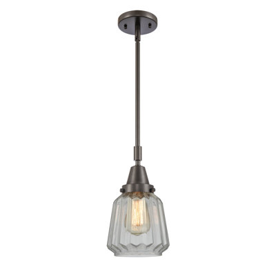 Luminaire suspendu cylindrique à 1 lumière Caggiano