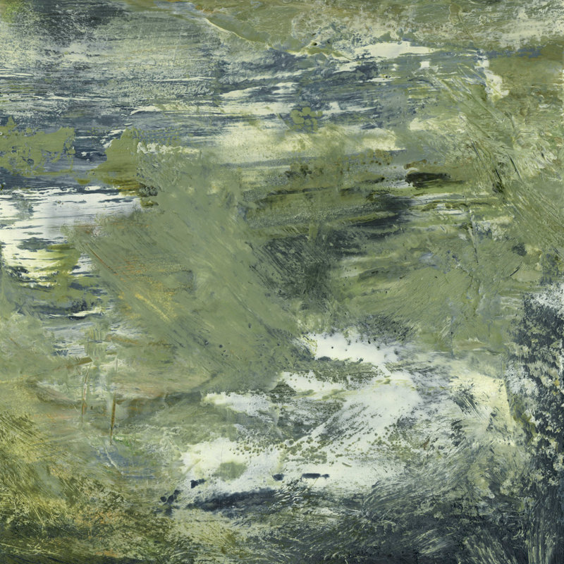 Carreau encaustique vert II, H 36 po x l 36 po