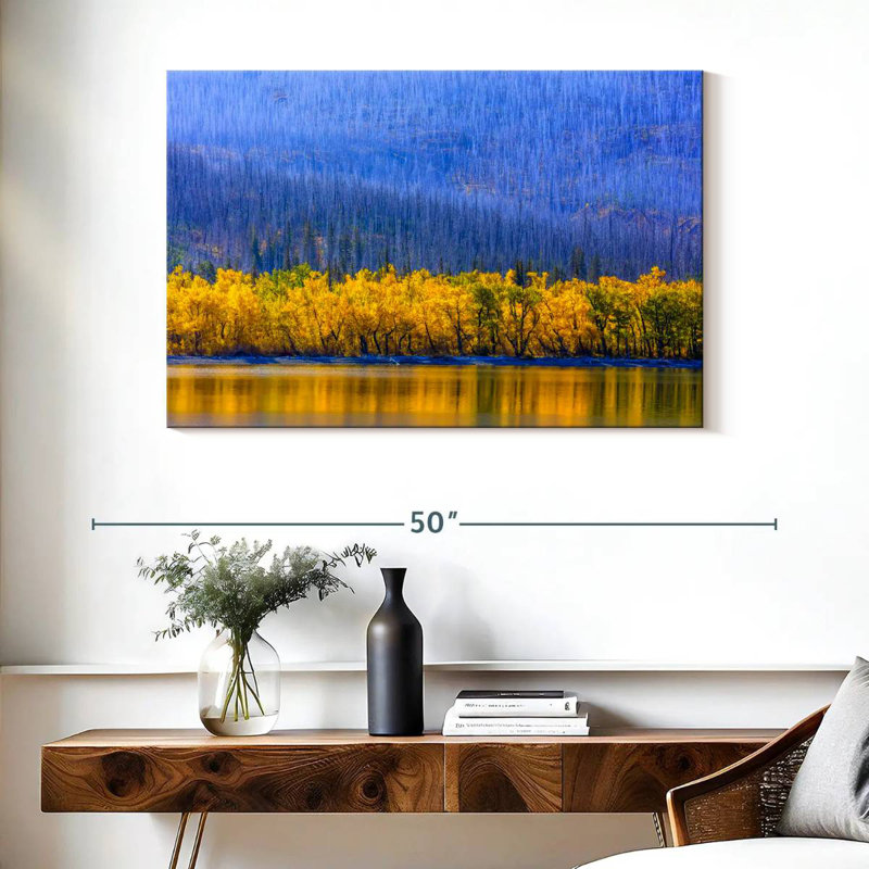 Alvord Glacier Park Autumn, H 26 po x l 39 po