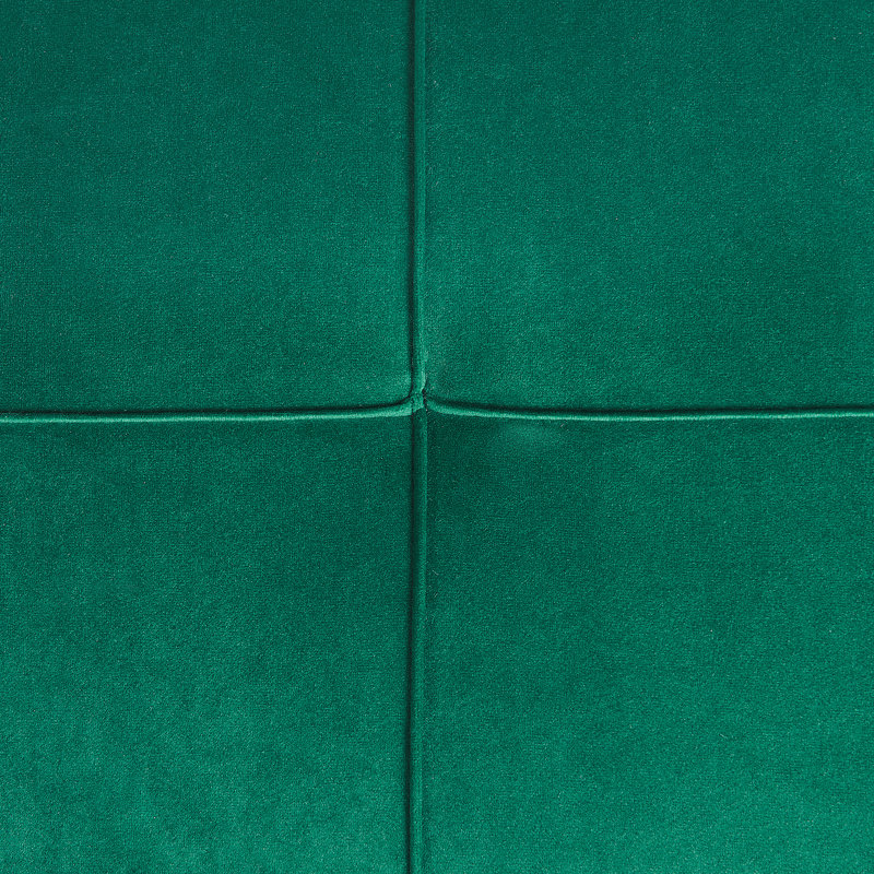 Eirenne Velvet Chaise Lounge, Green 