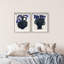 Indigo Vases Set Shadowbox Floral & Botanical Print by Oliver Gal, Black Frame, 16 x 20-130729500-138238799