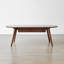 Oval Solid Oak Coffee Table