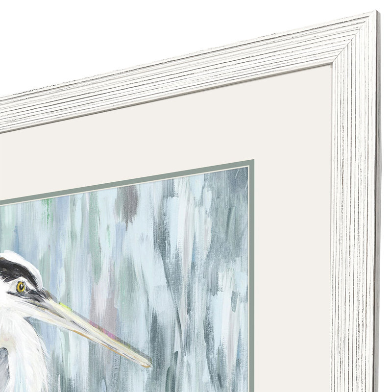 Standing Still Heron I Framed Art