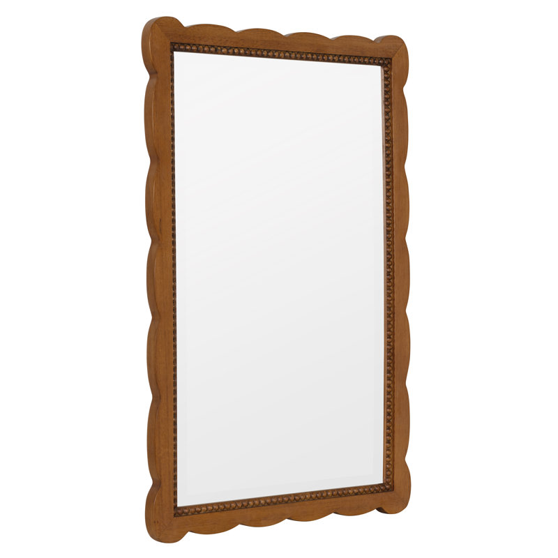 Rectangle Solid Wood Wall Mirror