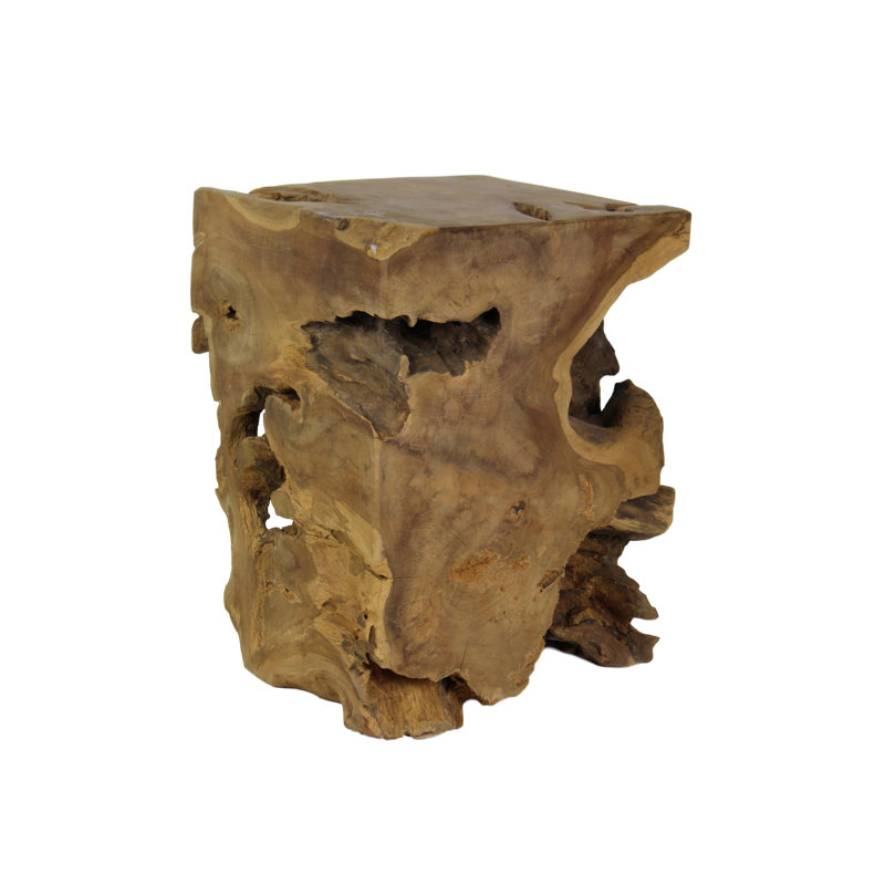 Yellow Pine Solid Wood Accent Stool
