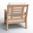 Brunswick Teak Patio Chair with Cushions-357870442-301533815