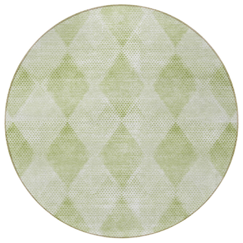 Tapis d'intérieur rond 8 po