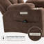 Fauteuil inclinable brun simple Power Lift