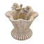 Jardinière corail sable et ciment avec finition beige texturée-1416599454