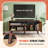 Entertainment Center with Storage Cabinet,Relief Black-187453456