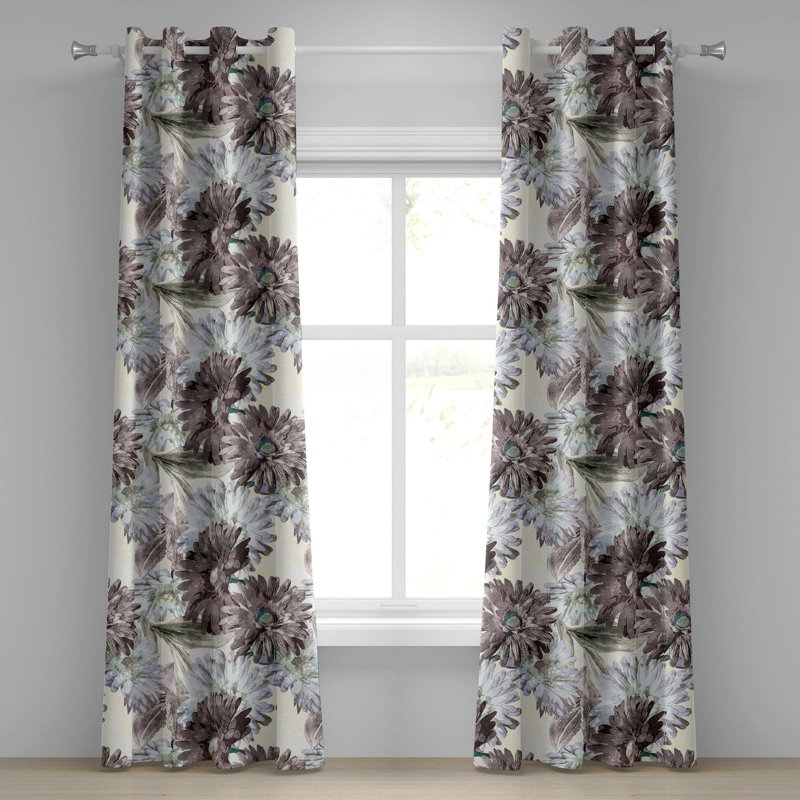 Heimo Semi Sheer Curtain Pair