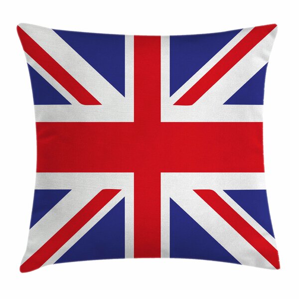 Ambesonne Union Jack Reversible Pillow Cover 