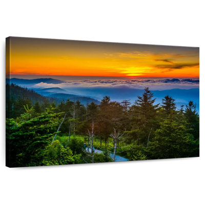 Alvord Clingmans Dome Dramatic Sunset