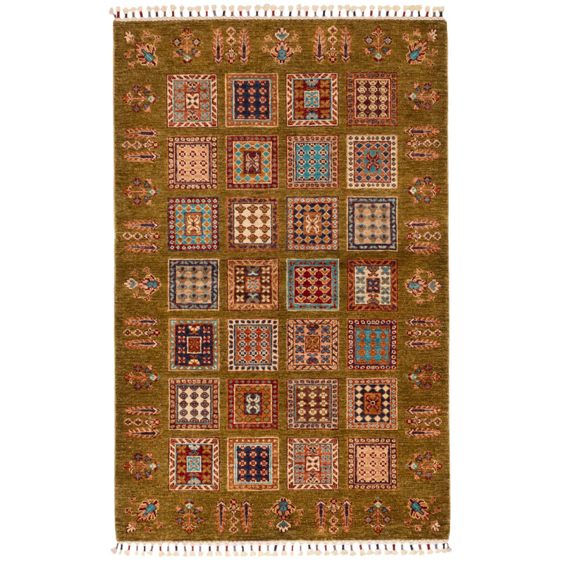 Tapis Ersari Olive Moderne 3'5" x 5'5"