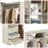 72"Closet System With 3 Drawers And 4 Rods-202206509