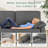 71-inch corduroy 2-seater sofa with solid wood frame, spring seat cushion and two throw pillows-Gray-1064869030