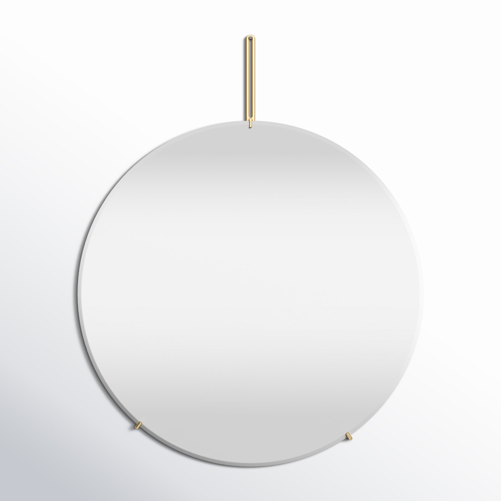 Galactic Stainless Steel Accent Mirror, 39.25" x 31.5"