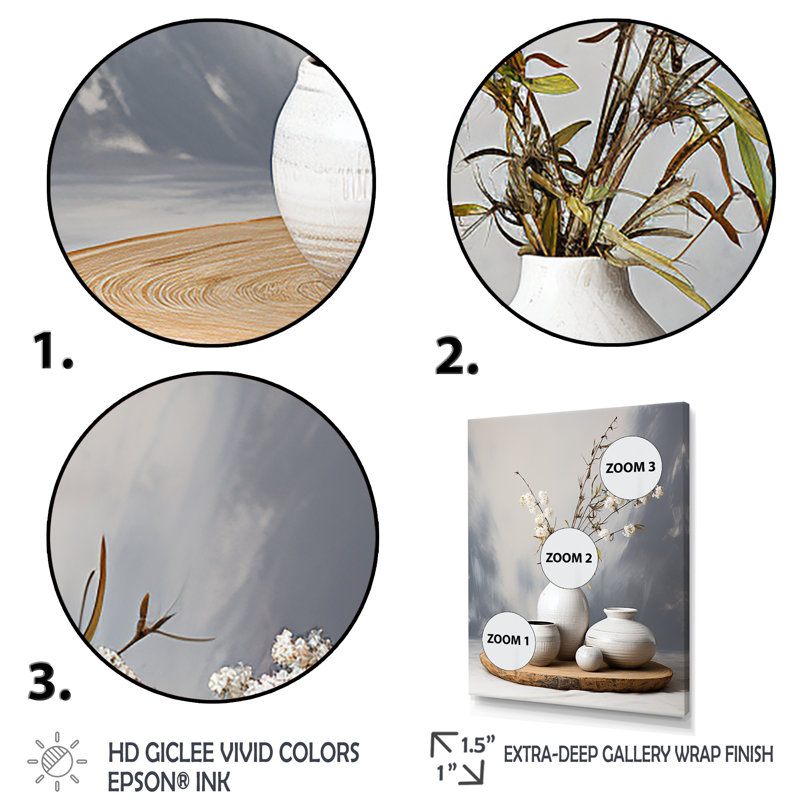Céramique moderne, poterie 2 - décoration murale bohème, Cadre flottant brun, H 44 po x l 34 po x P 1,5 po