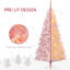 Grand sapin de Noël artificiel avec branches réalistes