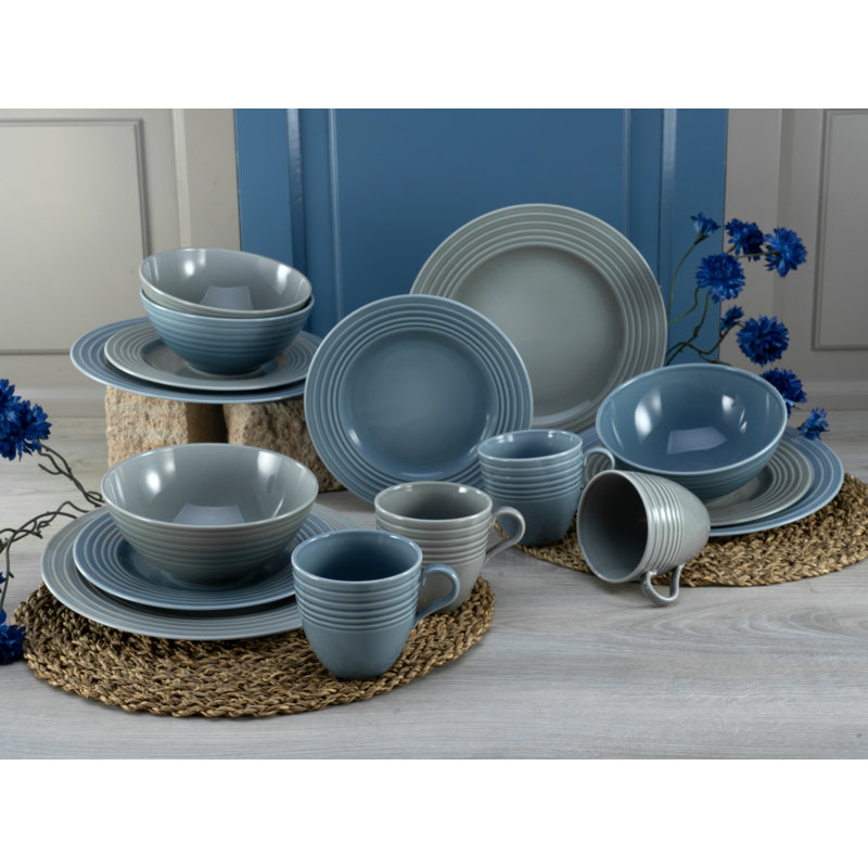 Piece Porcelain China Dinnerware Set - Service for 4