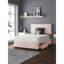 Kiara Stripped Floor Standing Headboard with Divan Base Plush Velvet and Metal Feet-675709369-776898187-776898189