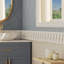 H 5 5/8 po x P 1 1/4 po x L 94 1/2 po (répétition 3 7/8 po), bloc de chaise Chesterfield Dentil Block