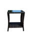 Table basse pour l'extérieur en verre trempé - brun, eau, ensemble d'assemblage avec surface transparente, protégé, assemblage requis maintenant