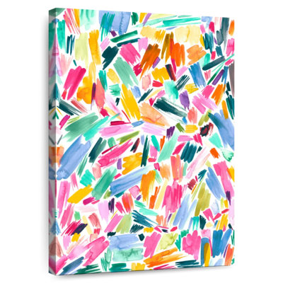 Avery Artsy Abstract Strokes Colourful