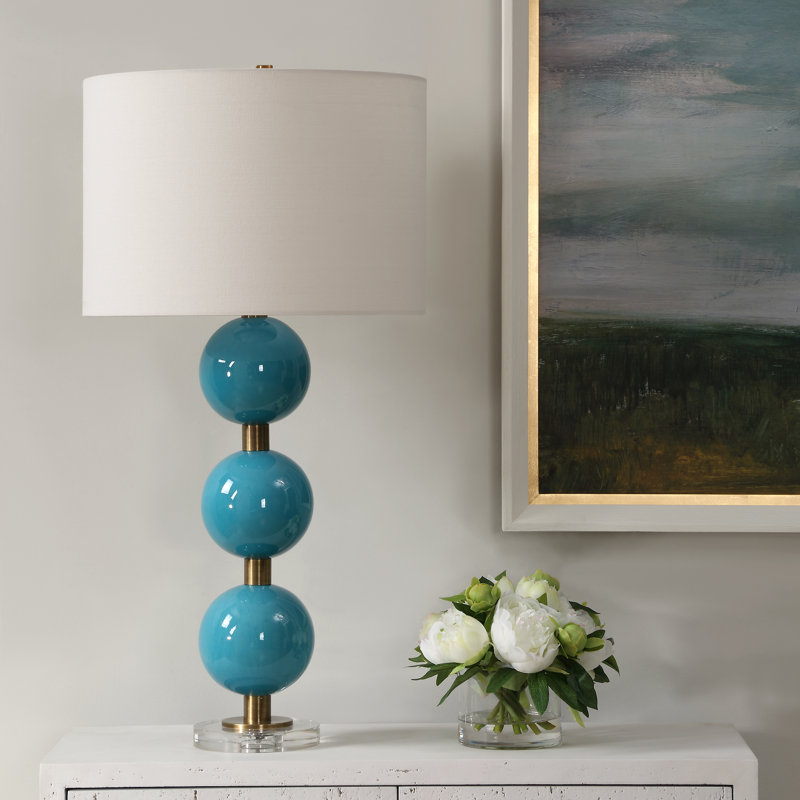 Itsamari Blue Glaze Table Lamp