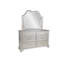 Commode 1pc de style contemporain avec boutons en cristal et bandes décoratives scintillantes pour un rangement élégant
