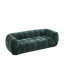 Canapés confortables en mousse de chenille verte, style moderne pour toute maison
