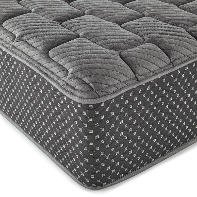 13 po hybride matelassé, ferme, Simple extra long, Gris foncé