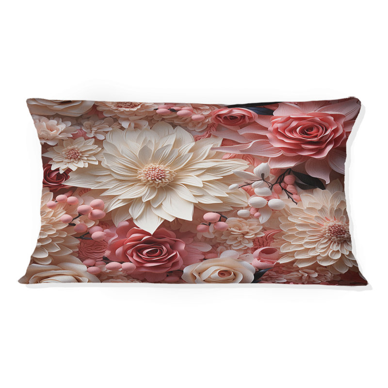 Floral Throw Pillow