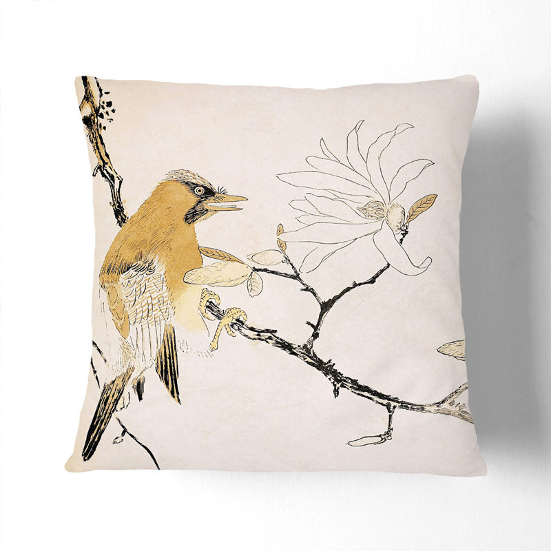Floral Square Cushion, 40 x 40 cm