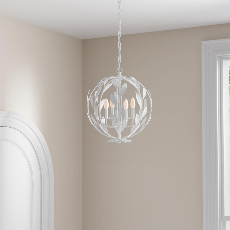 Bridget 4-Light Dimmable Globe Chandelier