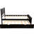 Twin Size Platform Bed With Trundle For Efficient Bedroom Space -Colored Versatile And Movable-308060153
